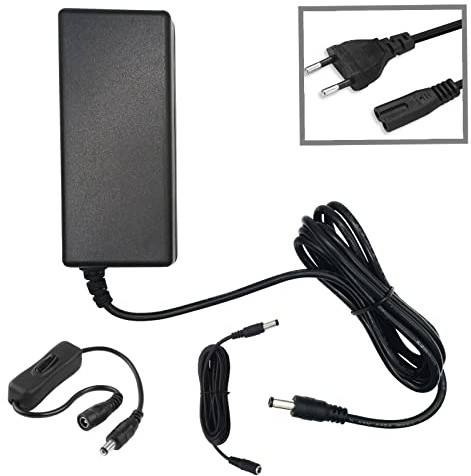 MyVolts 12V EU-Netzteil kompatibel mit Apollo Twin X Duo, Quad, X4 Audio Interface - mit Verlängerungskabel und Inline-Schalter