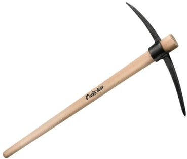 La zappa Italienische Spitzhacke mit ovalem Auge und Griff aus lackierter Esche 1,5 kg