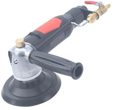 Pulidoras de piedras con aire húmedo Lijadora húmeda neumática tipo alimentación de agua de 5 pulidora húmeda de aire herramientas de pulido de piedra para pulido de hormigón de mármol de granito