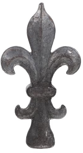 OSALADI Punte Decorative per Recinzioni in Ferro con Design Europeo Appuntito, Terminali e Puntelli per Recinzioni da Giardino, Accessori Saldabili Resistenti per Cortili e Spazi Esterni