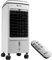 tectake® Climatizador Evaporativo, Ventilador con Agua, Depósito con Indicador, Control Táctil LED, Mando a Distancia, Ventilador Silencioso, Ventilador Aire Frio - Blanco