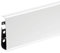 VP High Line 2.5m PVC Skirting Board with Wire Cover Design - White Matt