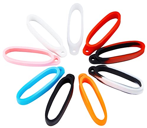 GORGECRAFT 36PCS 12 Colori Elastici in Silicone 5.3 Pollici Fasce Elastiche in Gomma per Avvolgere Set di Cinturini Spessi per Avvolgere Notebook Cartelle di File All'Aperto Ufficio Casa Scuola Banca