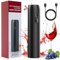 Tire bouchon electrique rechargeable, ouvre bouteille electrique cadeau homme femme vec câble de chargement USB, décapsuleur professionnel électrique de Vin pour les amateurs vin cadeau maison fête