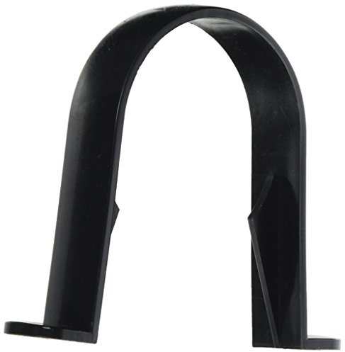 Merriway BH05204 nedloppsrör klämma fäste svart 68 mm, set med 10 delar