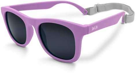 Jan & Jul Baby und Kinder UVA UVB-Schutz Flexible Sonnenbrille für Mädchen (Klein: 6-24 Monate, Lila Eis am Stiel)