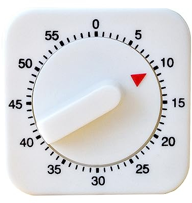 Kurzzeitmesser, Eieruhr 60 minuten, Mechanischer Küchentimer, Timer mit Lauter Alarm für Kochen, Sport, Studieren