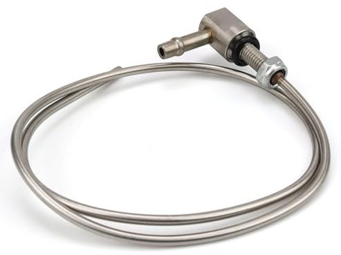 KLEHOPE Extracteur de Réservoir, 50cm Tube de Ramassage de Réservoir, Tuyau de Réservoir 5mm de Diamètre Extérieur x 3mm de Diamètre Intérieur, pour la Plupart Des Véhicules