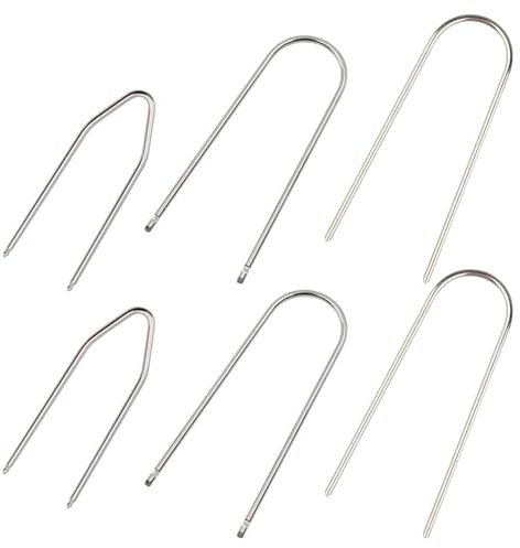 herramienta de desbloqueo de radio de automóvil de 6 piezas, desmontaje del panel, herramienta de ajuste en forma de V en forma de U, herramienta de desmontaje del host, adecuada para la mayoría de la