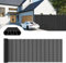 Canisse en PVC 90x300cm, Brise-Vue de Jardin-Balcon-Terrasse-Clôture, Écran de confidentialité, Pare-Brise Extérieure Waterproof et Résistance UV, Habillage de Balcon, Barrière Occultante, Anthracite