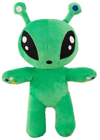 34cm Alien Felpa de Juguete,Juguete de peluche extranjero suave,Green Aliens Plush Doll Juguetes de peluche de peluche Almohada para niños Figura Regalo