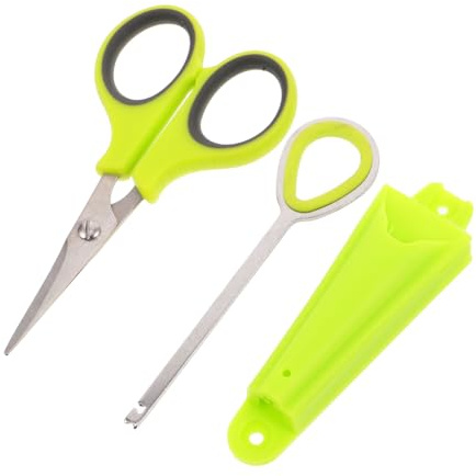 SOPOTUTU Alicates Pesca Multiusos Herramienta Multifuncional de Acero Inoxidable con Tijeras y Removedor de Anzuelos para Cortar Línea y Preparar Herramienta Reutilizable para Actividades