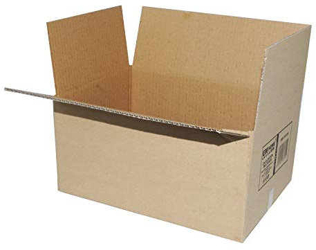 Furein Cajas de Cartón, Cajas de Mudanza para Empaquetar Pack de 12 Unidades, Color Marrón (40x30x25cm)