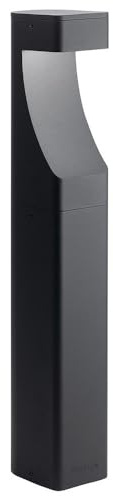Kichler 1 Light Textured Bollard - with Contemporary Inspirations - 27 inches Tall by 4 inches Wide-Textured Black Finish