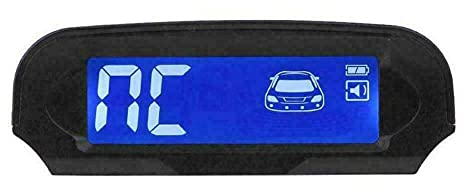 Capteur de recul Riloer Kit de capteur de stationnement pour écran LCD 4 sondes solaires sans Fil, système de Radar de Voiture Affichage Aide au stationnement pour inverser l'avertissement Radar
