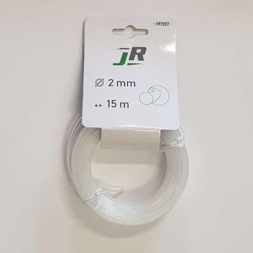 JR FNY082 - Filo di Nylon da Giardino, 2 mm, Rotondo