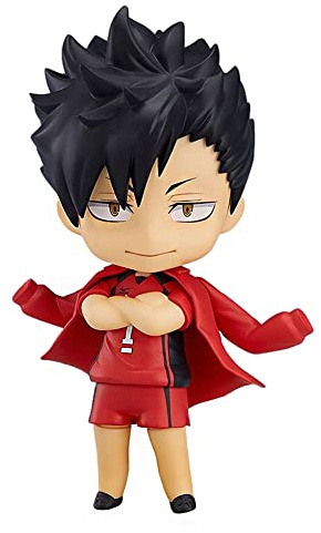 Xinchangda Figure Haikyuu, statuette di figure anime mobili teste intercambiabili Kuroo Tetsurou Action Figurine Ornamenti
