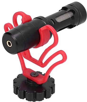 Mini Microfono a Condensatore, Condensatore Sul Dispositivo di Acquisizione Audio della Fotocamera per la Registrazione Video, per Smartphone, Videocamera e Tablet (Edizione