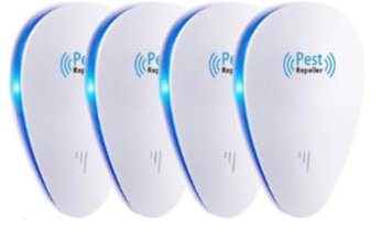 Ultrasonic Pest Repeller, Powerful Mouse Repellent Plug In Pest Control - Rat Plug In Repeller - Effective Against Mouse, Spider, Mice, Rats, Cockroach, Moths, Ants, Spider, Bug - 4 Pack