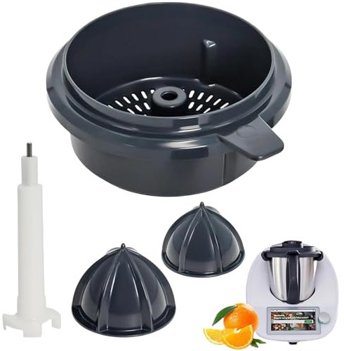 Meistermix Pressix für Thermomix, Saftpresse Kompatibel Zubehör Saftpresse für Thermomix TM6 und TM5 – Vielseitige Zitruspresse für frischen Saft aus allen Zitrusfrüchten
