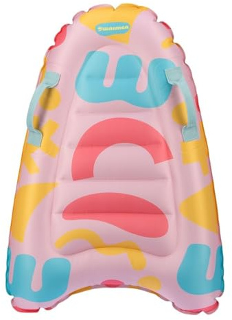 Uppblåsbar bodyboard med handtag – 70 cm lång