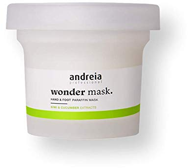 Andreia Professional Fußmaske Handmaske für großartige Hautpflege mit Kiwi- und Gurkenextrakten - Wundermaske am besten für extrem trockene Hände und Füße - Geschenke für Frauen 200g