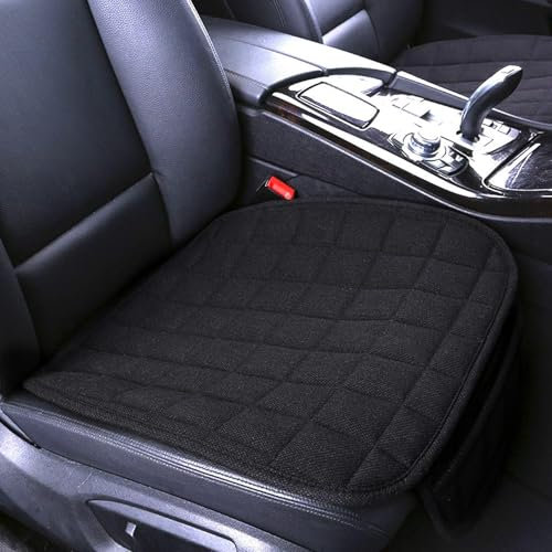 Suninbox Car Seat Cover,Linen Car Seat Cover Bottom Only 1PC Black