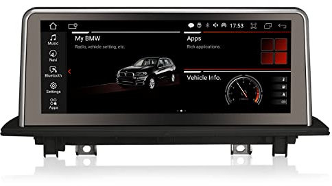 Erisin 10.25 Android 14 Radio de Coche Estéreo Navegación GPS de Automóvil para BMW X1 F48 (2016-2017) NBT Sistema Soporte IPS Pantalla CarPlay Android Auto WiFi Bluetooth Can-Bus 8-Núcleos 4GB+64GB