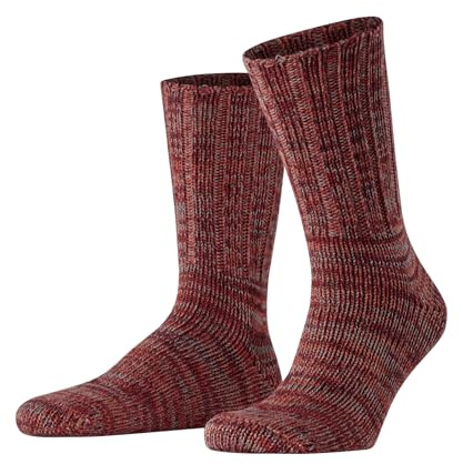 FALKE Brooklyn M So Coton Unies Chaussettes, Orange Orangette 8155, 39-42 Homme