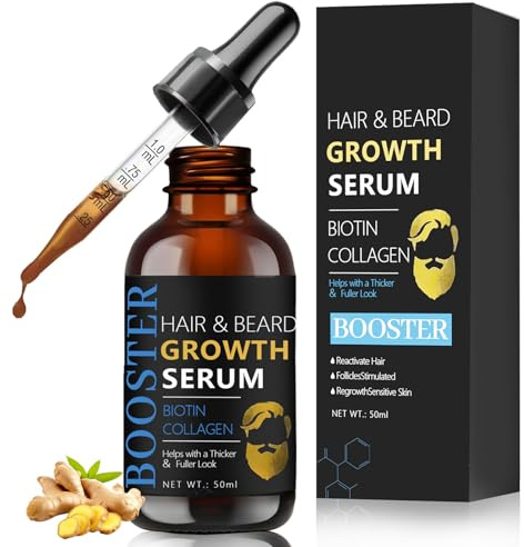 50 ml Siero per capelli e barba, olio nutriente uomo e donna, cura quotidiana multiuso,dona un aspetto più pieno, texture non grassa, assorbimento rapido