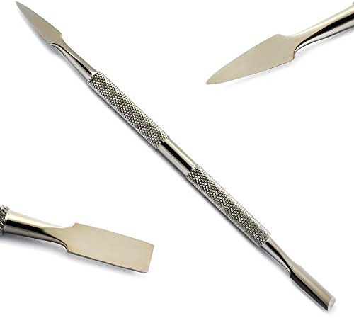 Cuticle Pusher Tool Long Flat Knife Finger Nail Cleaner Dead Skin Remover Gel Nail Polish Manicure Pedicure