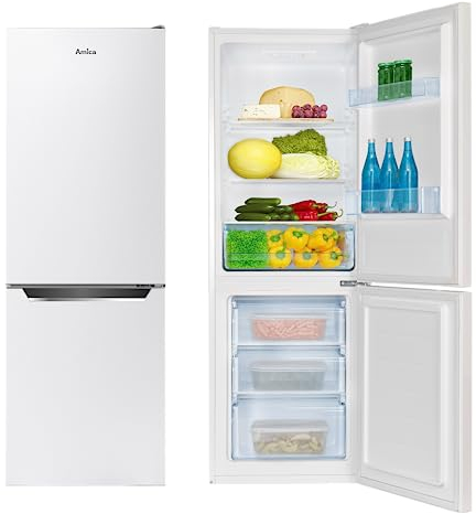 Amica KGCL 386 160 W Kühl-Gefrierkombination/Weiß / 159cm Höhe/FrostControl/VitControlPlus-Schublade/Supergefrier- und Superkühlfunktion