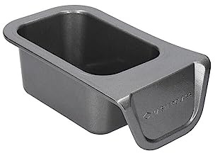 MasterClass Smart Stack 1lb Loaf Tin, Bread Making Mould with PTFE, PFOA and BPA Free Non Stick, Robust 1mm Thick Carbon Steel, Space-Saving Stackable Design for Home Baking with Non Stick, Scratch Resistant Carbon Steel Pan, Oven Safe
