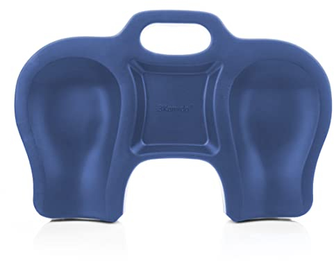 3Kamido Komfortabel Kniekissen Anatomic Ergopad Knee-pad für Gartenarbeiten, Automechaniker, Arbeit, Bau, Bodenbeläge, Straßenfertiger Kniepolster Knieschützer (Blau)