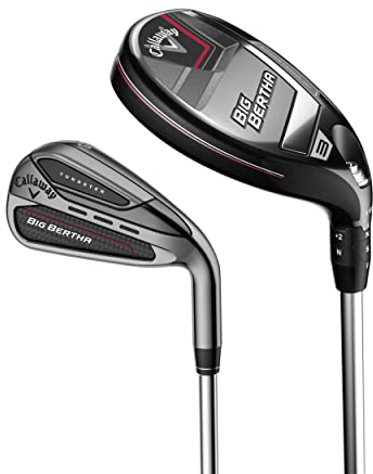 Callaway Herren CG IR Big Bertha 23 Golfschläger-Eisen-Sets, Schwarz und Rot