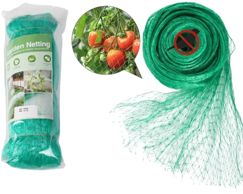 Red para Pájaros,Malla Anti Pájaros,Red Anti-pájaros,Red de Jardín Verde,Malla Antipajaros,Red de Jardín,Red para Pájaros,Red de Protección de Plantas,para Plantas, Estanques, Frutas y Verduras