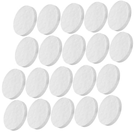 Zerodeko Ceramic Wool Wick Sponge for Tabletop Fire Pit 20pcs Insulation Cotton Core Replacement for Indoor Outdoor Fireplaces and Bioethanol Fire Bowls