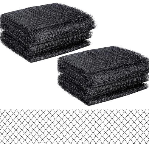 2 Pièces Filet Anti Oiseaux, Filet Oiseau 7,5m x15m, pour Protection Oiseaux, Poules, Anti Pigeon, Jardin, Plante, Réutilisable pour Protéger Clôtures Potagers Bassin (Maillage -5CM)