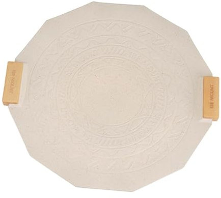 QSTDGVPW Placa de Parrilla de Cocción Festival de Alta Temperatura de Alta Temperatura Aleación de Aluminio Tazón 41 Cm para El Hogar, Blanco, Individual