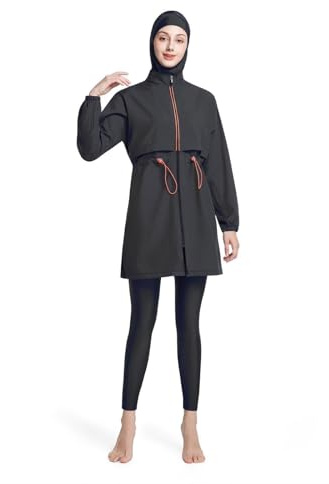 Generico Full Swimming Costume Burkini for Women Modest Girls Swimsuit Islamic Swimwear Plus Size