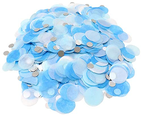 VCOSTORE 5000 Pcs Confetti Multicolour - Wedding Confetti Table Paper Circles Confetti Gender Reveal Confetti For Hen Party, Birthday and Gender Reveal(50g)