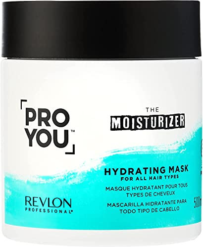 REVLON PROFESSIONAL ProYou Gama Hidratante The Moisturizer, Mascarilla Pelo Hidratante, Tratamiento Hidratante para Todo Tipo de Cabello, Hidratación Brillo y Suavidad, 500 ml