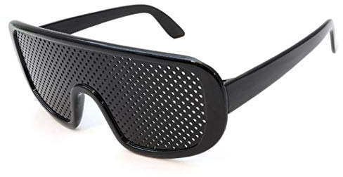 LIPIODOL Rasterbrille Lochbrille Pinhole Glasses Augentraining Rasterbrille Brille Augentraining Entspannung Gitterbrille