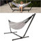Vita5 Hängematte mit Gestell, Hängematten Outdoor 2 Personen mit Tragetasche, für Garten Pool, Balkon, und Terrasse, Indoor Tragbare Doppelhängematte Ständer, 200kg Belastbarkeit