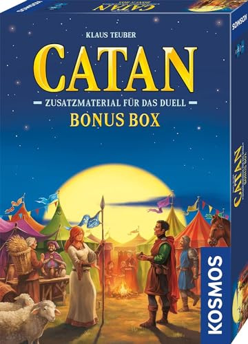 Kosmos 682255 Catan - Bonus Box - Zusatzmaterial für Catan Das Duell, nur zusammen mit Catan - Das Duell spielbar, Spiel für 2 Personen ab 10 Jahre, Siedler von Catan