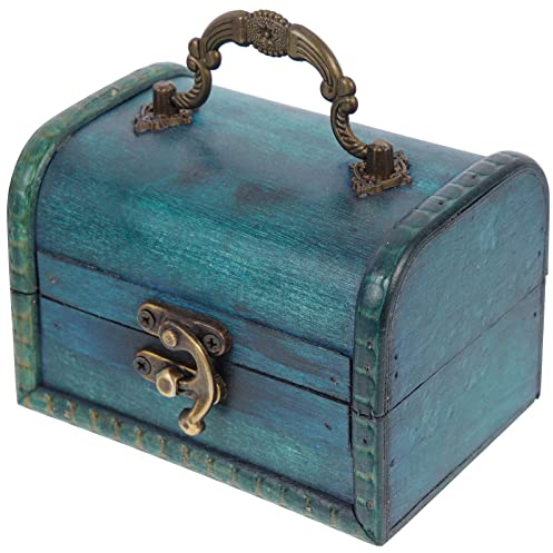 Kasten Vintage Aufbewahrungsbox Aus Holz Piraten Süssigkeiten Box Holzbox Edelsteine Schmuckschrank Kindergeburtstag Truhe Spardose Groß Legierung Reisen Geschenkbox Souvenir-box