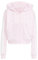 adidas Damen Essentials 3-Stripes French Terry Full Zip Hoodie, Clear Pink/White, L