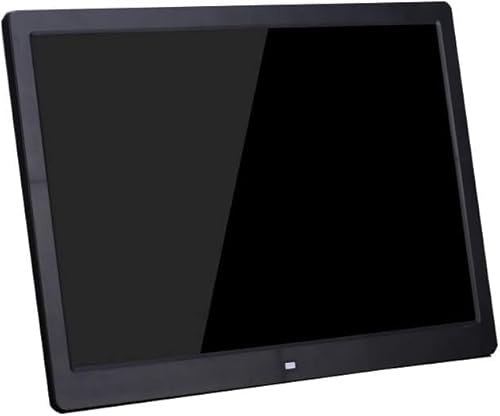 JvFbjLF Cornice Digitale, Batteria al Litio, Album Fotografico elettronico ad Alta Definizione, Supporto espositivo a LED, Lettore Video e Foto.(Black,10 Inches)