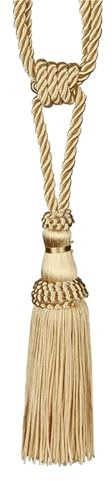 Gardinband, 2 st gardindekorationstillbehör vävda remmar gardintillbehör(Gold)