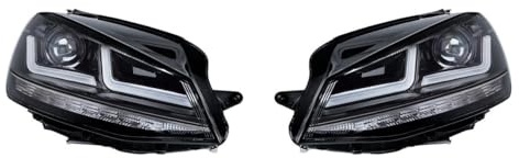 OSRAM Ledriving Led Scheinwerfer, Als Halogenersatz Zur Umrüstung Auf Led, Für Linkslenkerfahrzeuge, Schwarz Edition (1 Komplett-Set)
